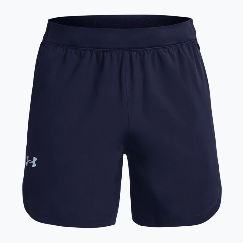 Under Armour UA Stretch-Woven pantaloncini da allenamento da uomo midnight navy/metallic solder 3