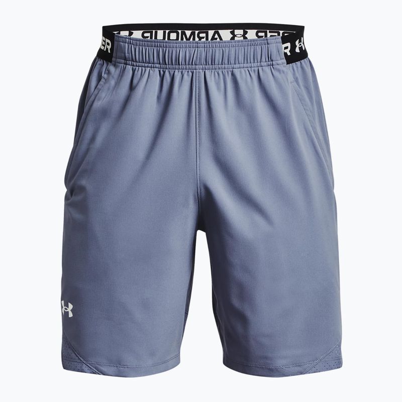 Pantaloncini da allenamento Under Armour da uomo UA Vanish Woven 8in aurora viola/bianco