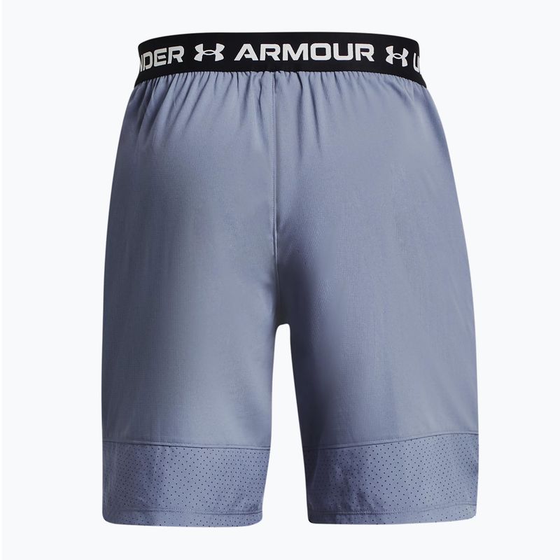Pantaloncini da allenamento Under Armour da uomo UA Vanish Woven 8in aurora viola/bianco 2
