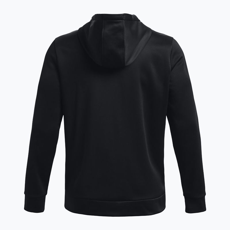 Felpa uomo Under Armour Fleece FZ Hoodie black/black 6