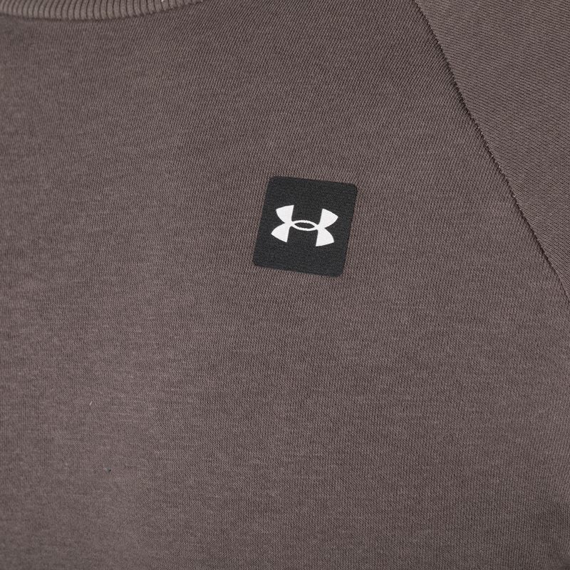 Felpa Under Armour Rival Fleece Crew uomo marrone 7