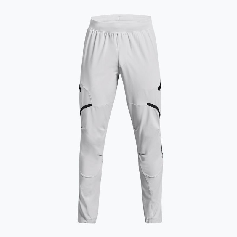 Under Armour Unstoppable Cargo halo grigio/nero pantaloni da allenamento da uomo 5