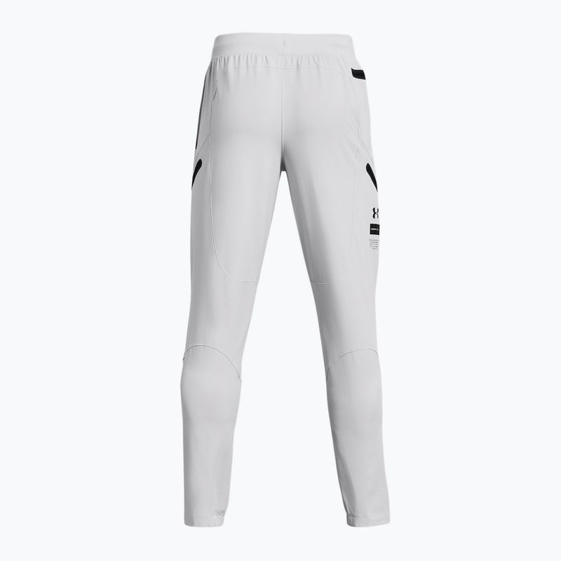 Under Armour Unstoppable Cargo halo grigio/nero pantaloni da allenamento da uomo 6