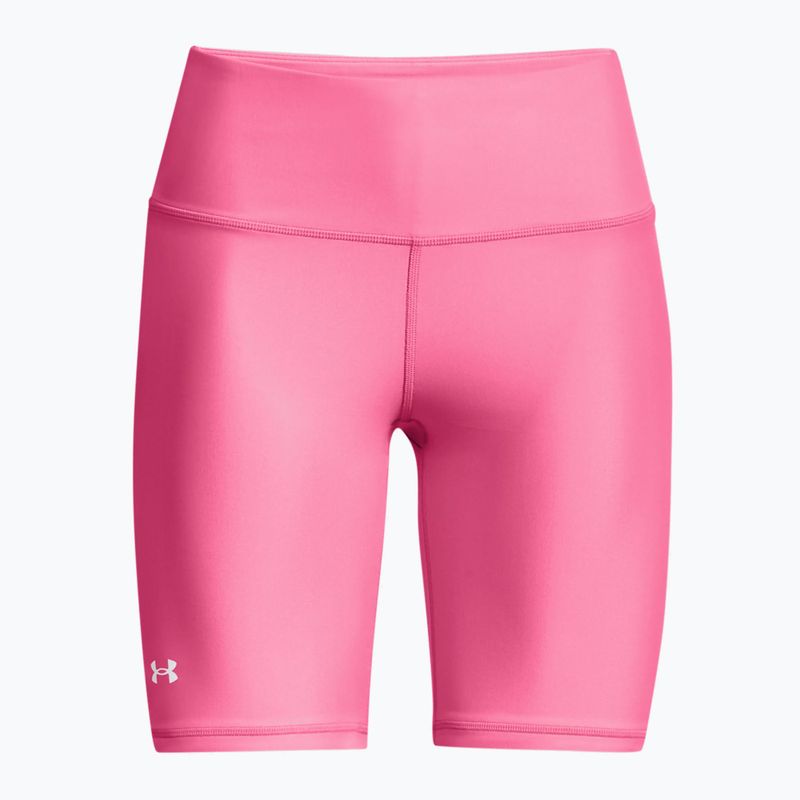 Pantaloncini da allenamento Under Armour da donna HG Armour Bike rosa punk/bianco
