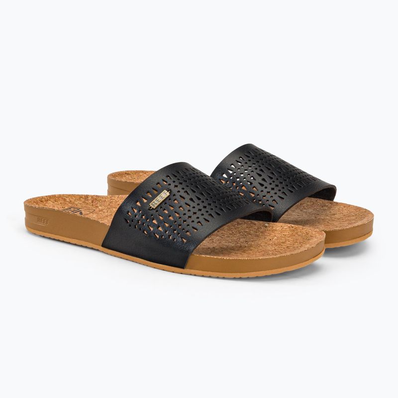 Infradito donna REEF Cushion Scout Perf nero/tan 4