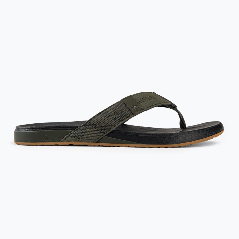 Infradito REEF Cushion Phantom da uomo geo olive 2