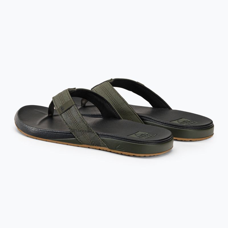 Infradito REEF Cushion Phantom da uomo geo olive 3