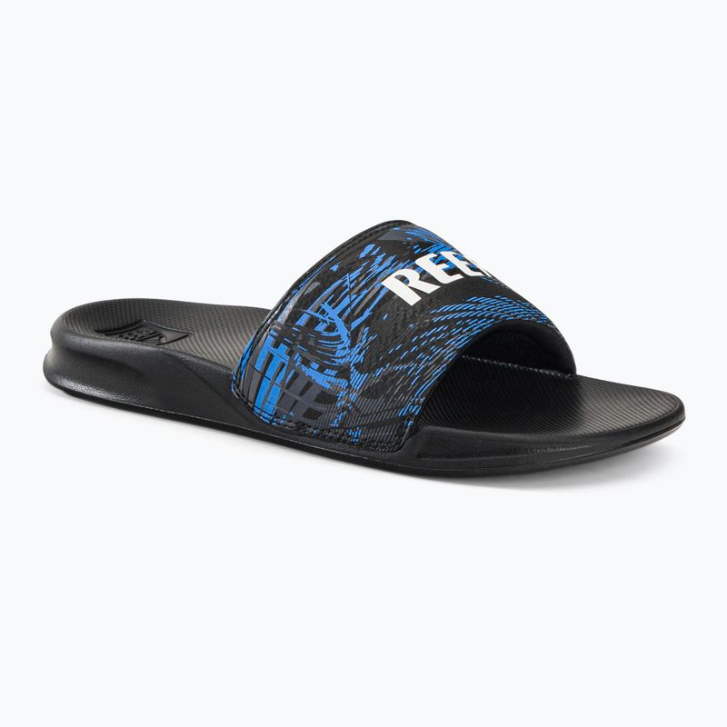 Infradito REEF One Slide nero sbiadito palma da uomo