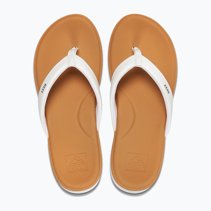 Infradito REEF Cushion Cloud bianco/tan da donna 11