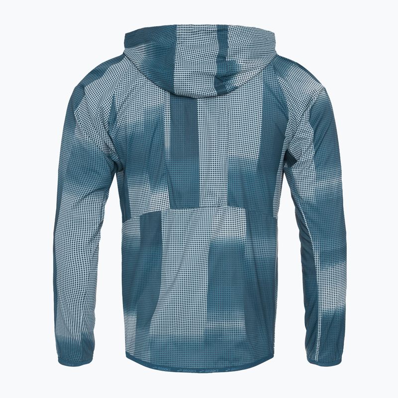 Giacca da corsa Brooks Canopy da uomo indigo rush/altitude print 2