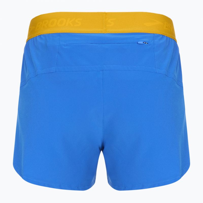 Pantaloncini da corsa Brooks Chaser 3" donna bluetiful/golden hour 2