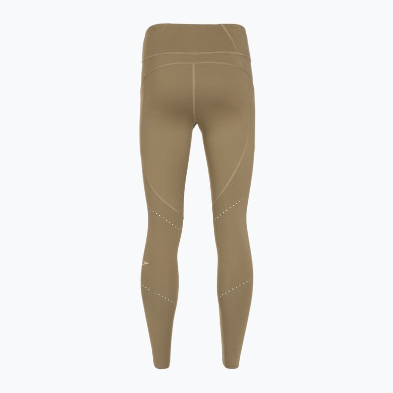 Leggings da corsa Brooks Method 7/8 Tight da donna, color avena scuro 2