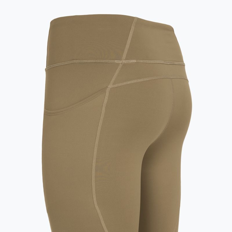 Leggings da corsa Brooks Method 7/8 Tight da donna, color avena scuro 5