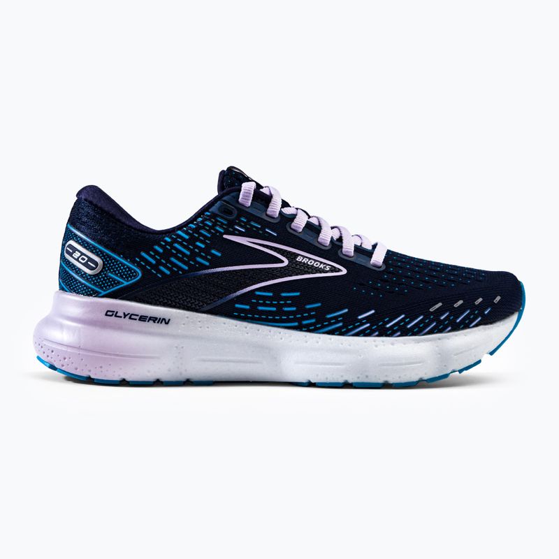 Brooks Glycerin 20 Slim Fit scarpe da corsa donna peacoat/ocean/pastel lilac 2