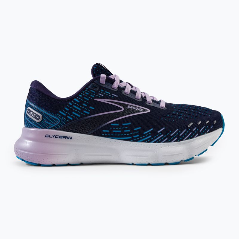 Brooks Glycerin 20 scarpe da corsa da donna peacoat/ocean/pastello lilla 2