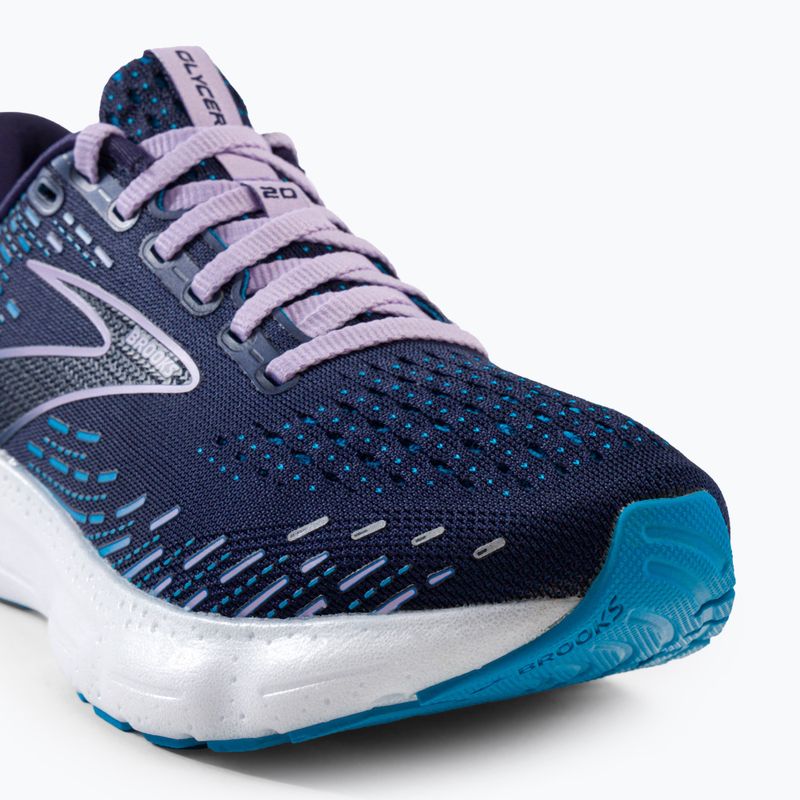Brooks Glycerin 20 scarpe da corsa da donna peacoat/ocean/pastello lilla 7