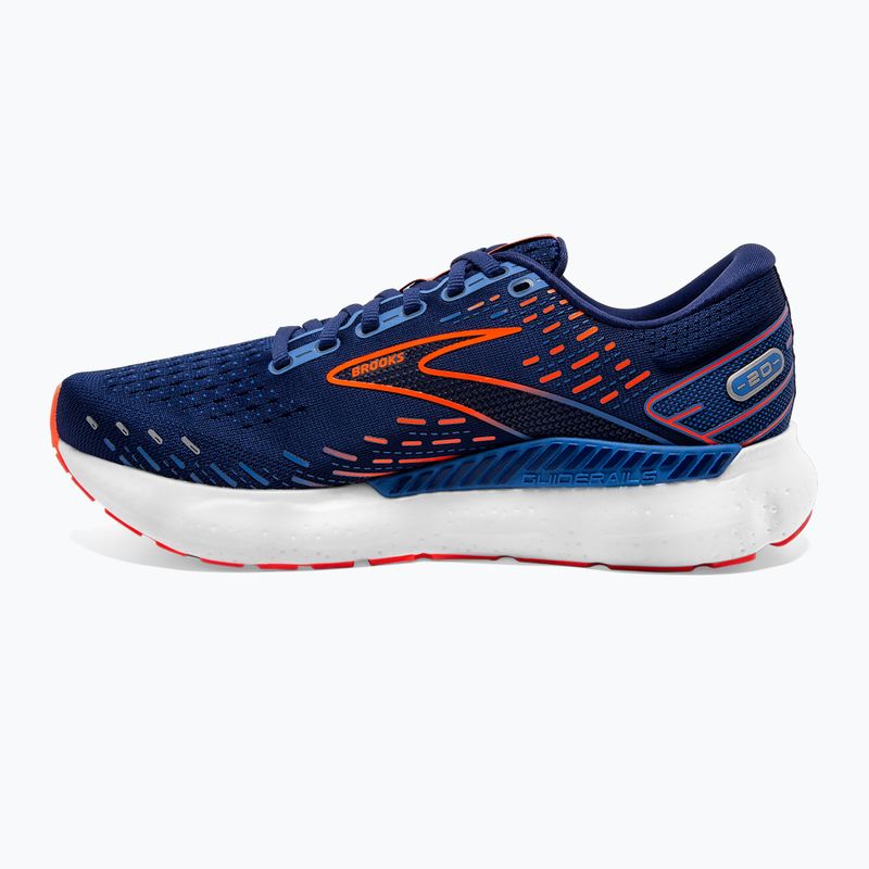 Scarpe da corsa da uomo Brooks Glycerin GTS 20 blu profondo/blu palaceo/arancione 11