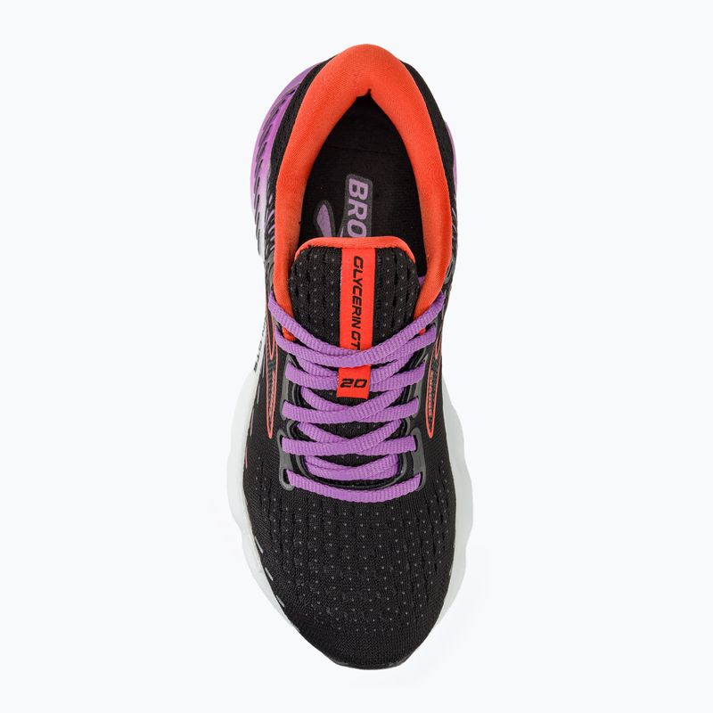 Scarpe da corsa da donna Brooks Glycerin GTS 20 nero/girasole/fiesta 5