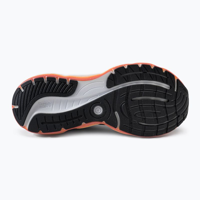Brooks Glycerin StealthFit 20 scarpe da corsa uomo nero/perla annerita/rosso fuoco 4