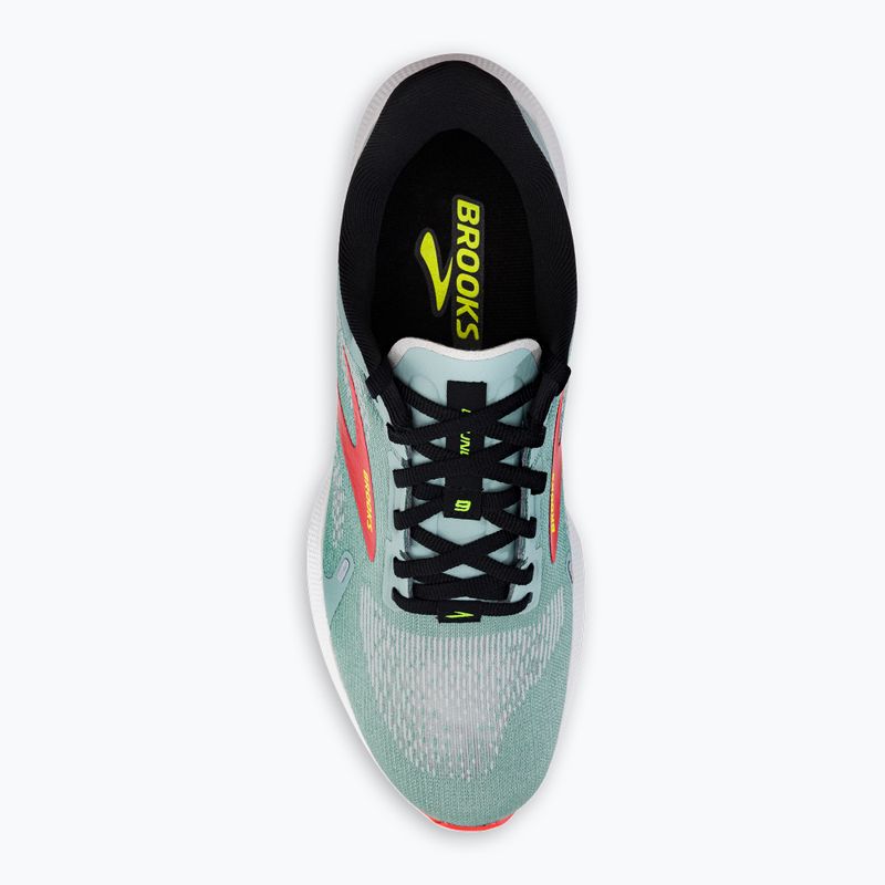Brooks Launch 9 uomini scarpe da corsa blu surf / nero / pomodoro ciliegia 7