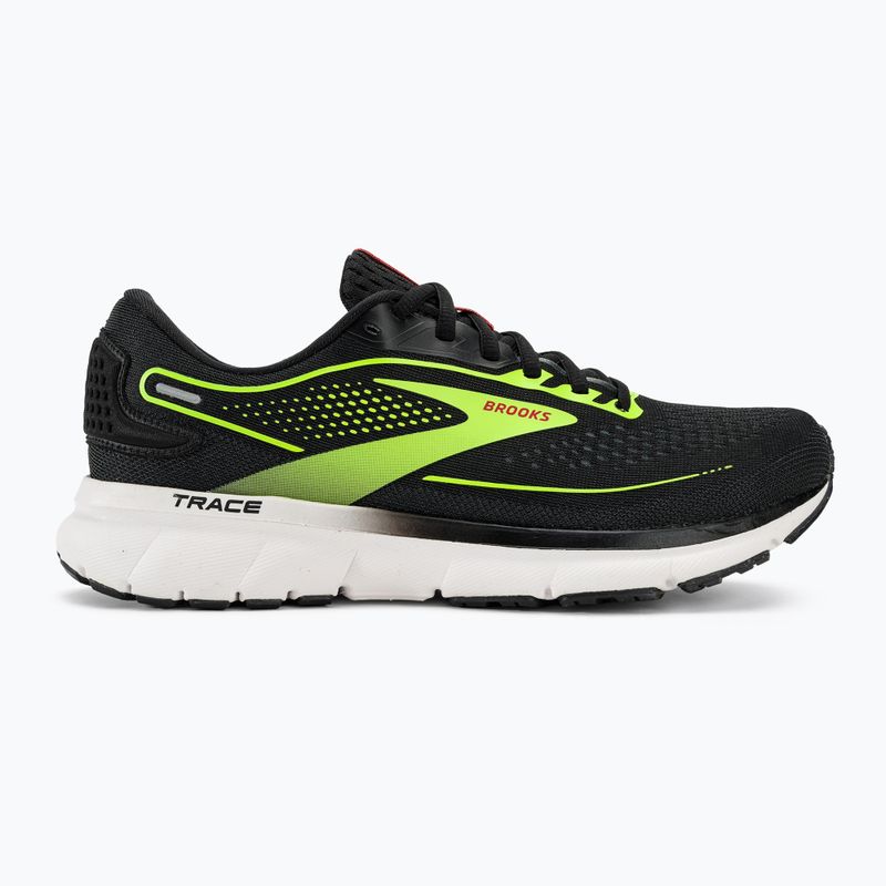 Brooks Trace 2, scarpe da corsa da uomo, nero/primer grey/nightlife 2