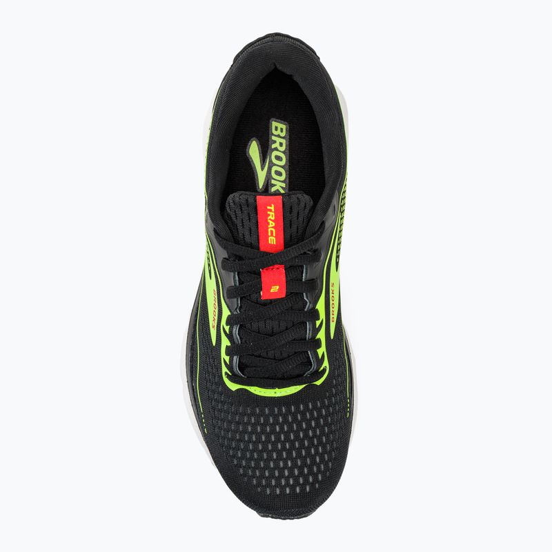 Brooks Trace 2, scarpe da corsa da uomo, nero/primer grey/nightlife 5