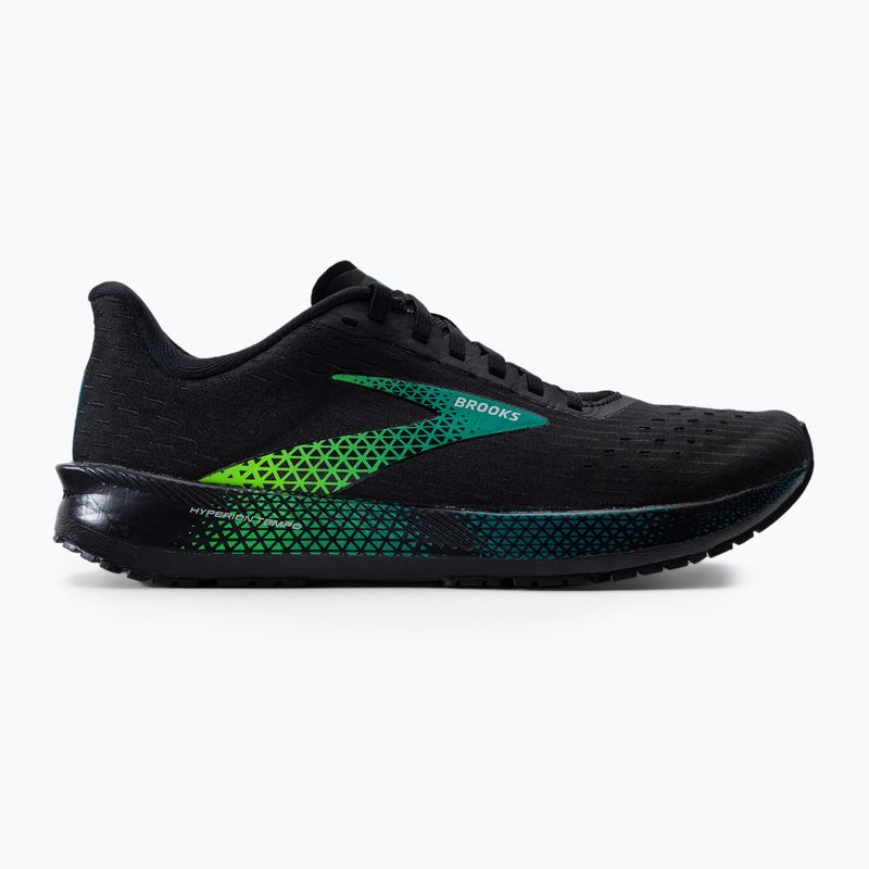 Brooks Hyperion Tempo scarpe da corsa da uomo nero/kayak/geco verde 2