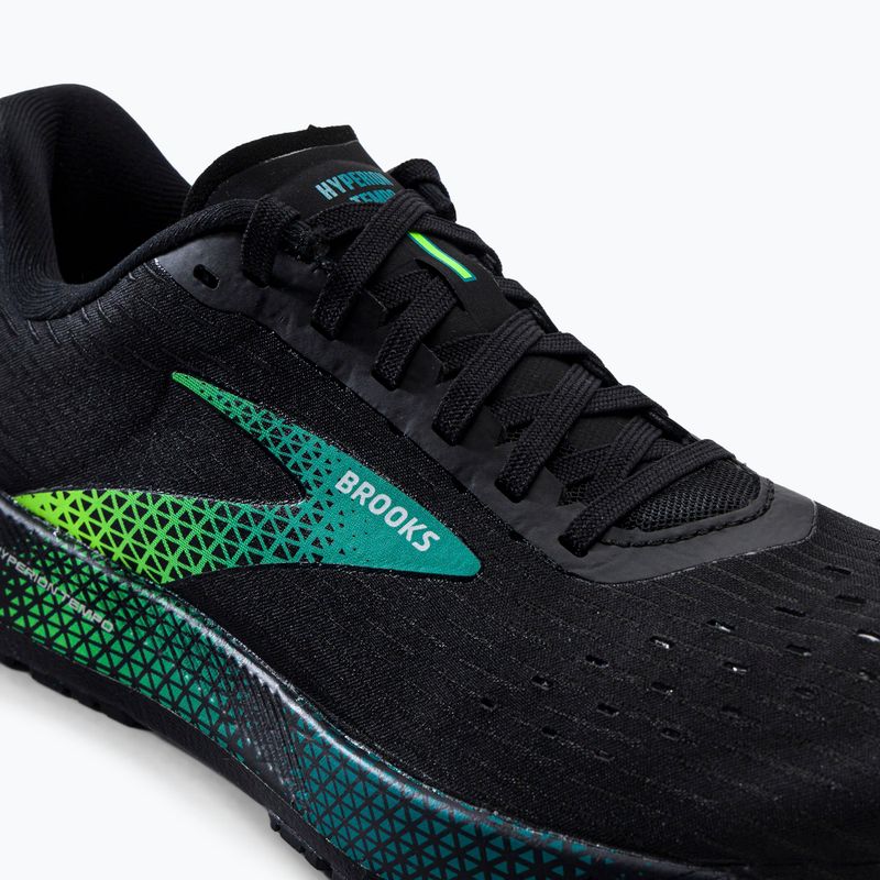 Brooks Hyperion Tempo scarpe da corsa da uomo nero/kayak/geco verde 8