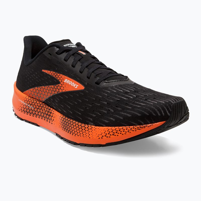 Brooks Hyperion Tempo, scarpe da corsa da uomo, nero/fiamma/grigio 10