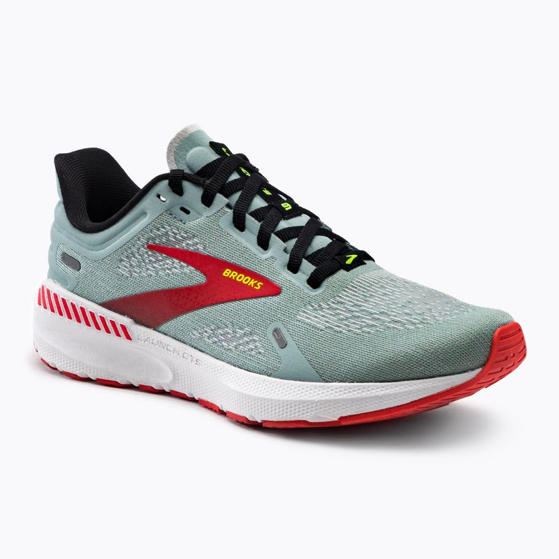 Brooks Launch GTS 9 scarpe da corsa donna blu surf/nero/ciliegia pomodoro