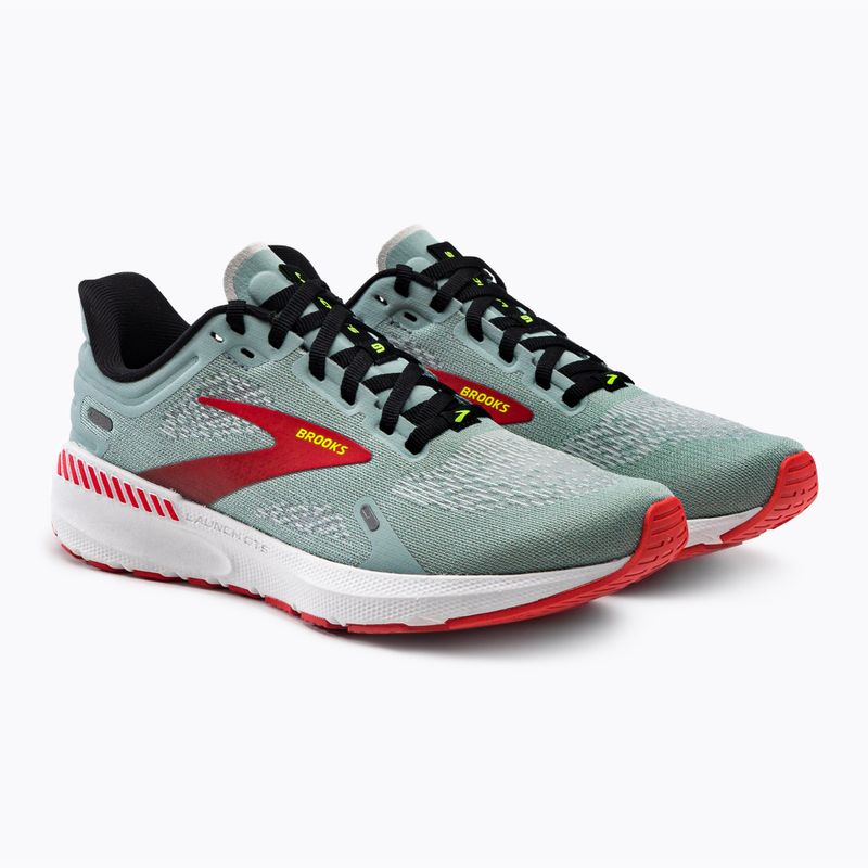 Brooks Launch GTS 9 scarpe da corsa donna blu surf/nero/ciliegia pomodoro 5