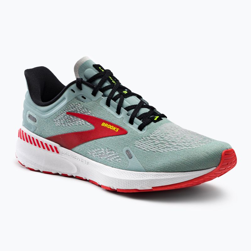 Brooks Launch GTS 9 scarpe da corsa uomo blu surf/nero/ciliegia pomodoro