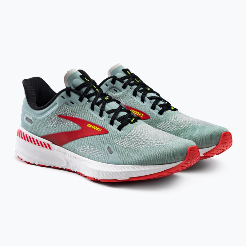 Brooks Launch GTS 9 scarpe da corsa uomo blu surf/nero/ciliegia pomodoro 6