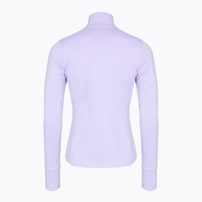 Felpa da corsa Brooks Dash 1/2 Zip viola da donna 2