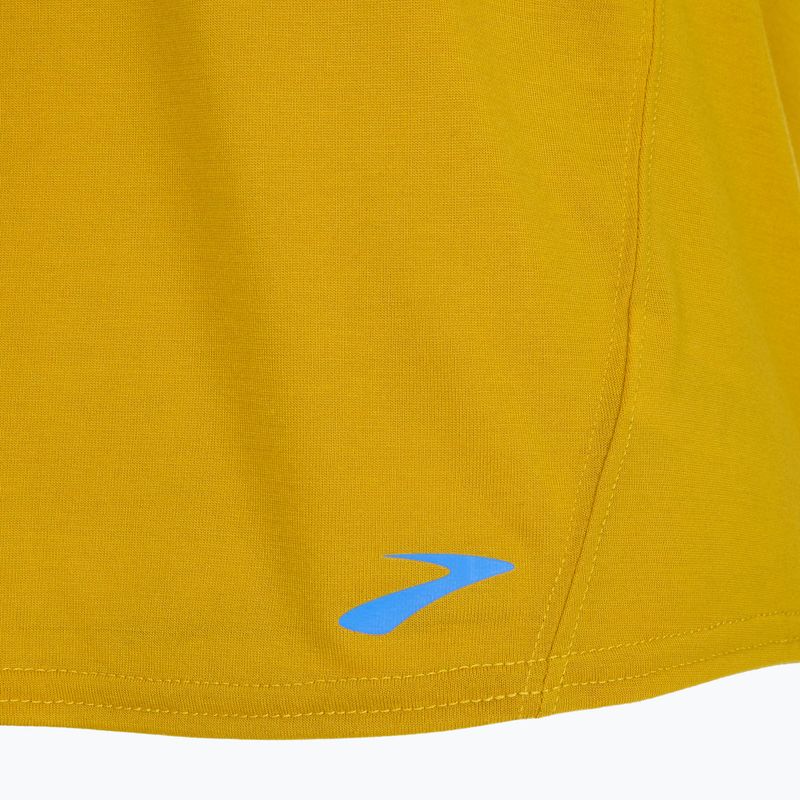 Maglietta da corsa Brooks Distance golden hour da donna 3
