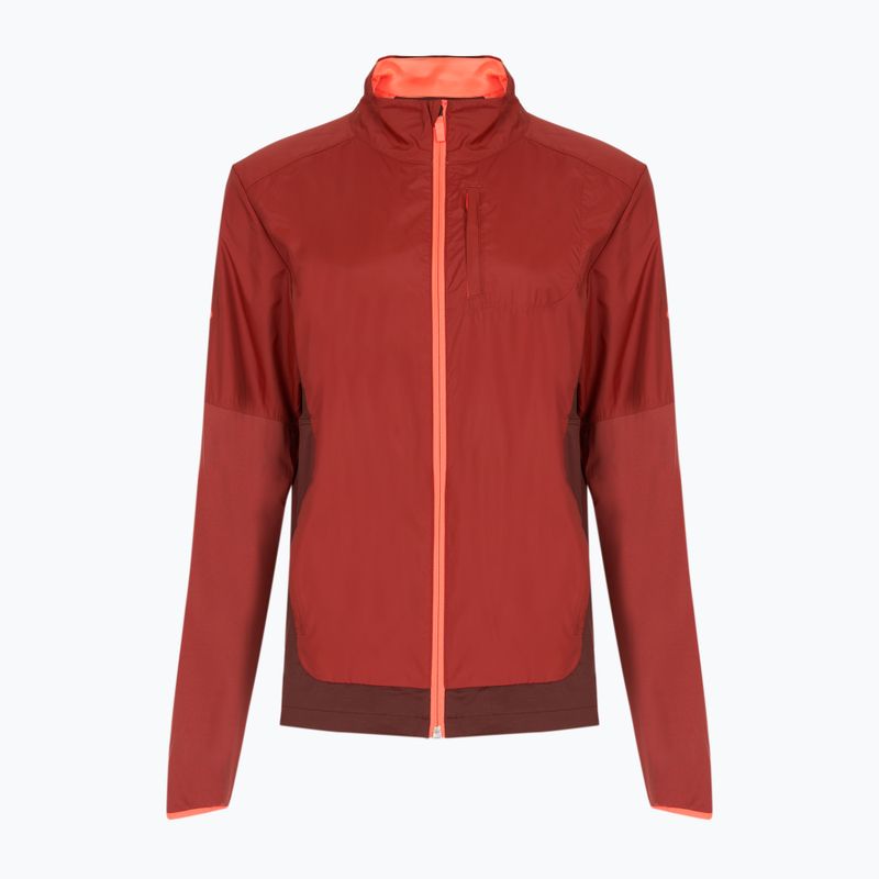 Giacca da corsa Brooks Fusion Hybrid rame/run raisin da uomo