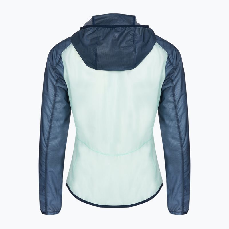 Giacca da corsa da donna Brooks All Altitude blu ghiaccio multi 2