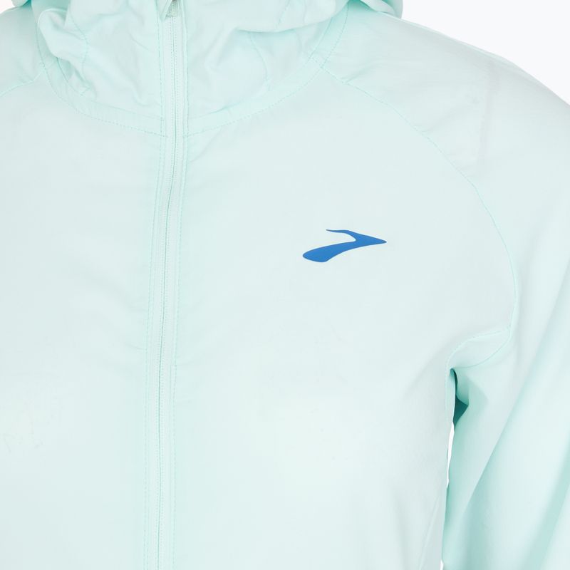 Giacca da corsa donna Brooks Canopy blu ghiaccio 3