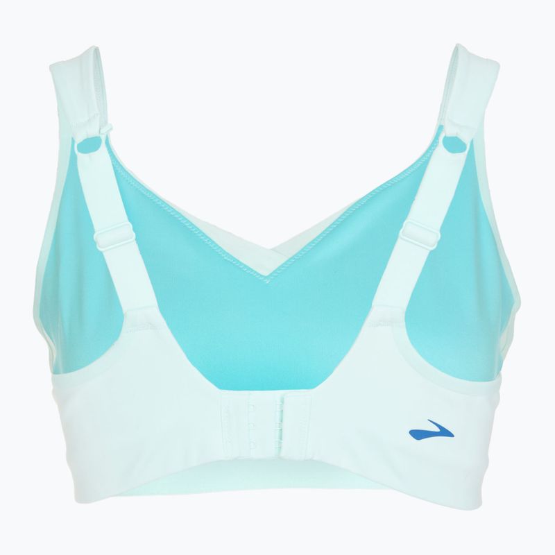 Brooks Reggiseno sportivo convertibile blu/teal reggiseno da allenamento 2