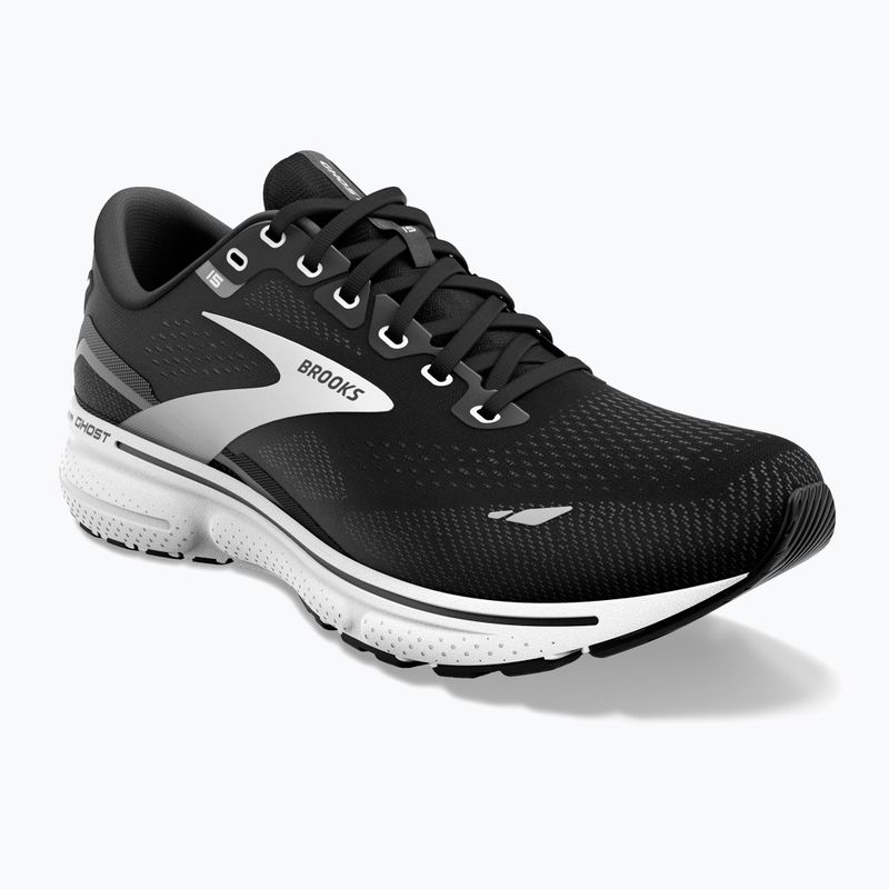 Brooks Ghost 15 scarpe da corsa da uomo nero/perla annerita/bianco 10