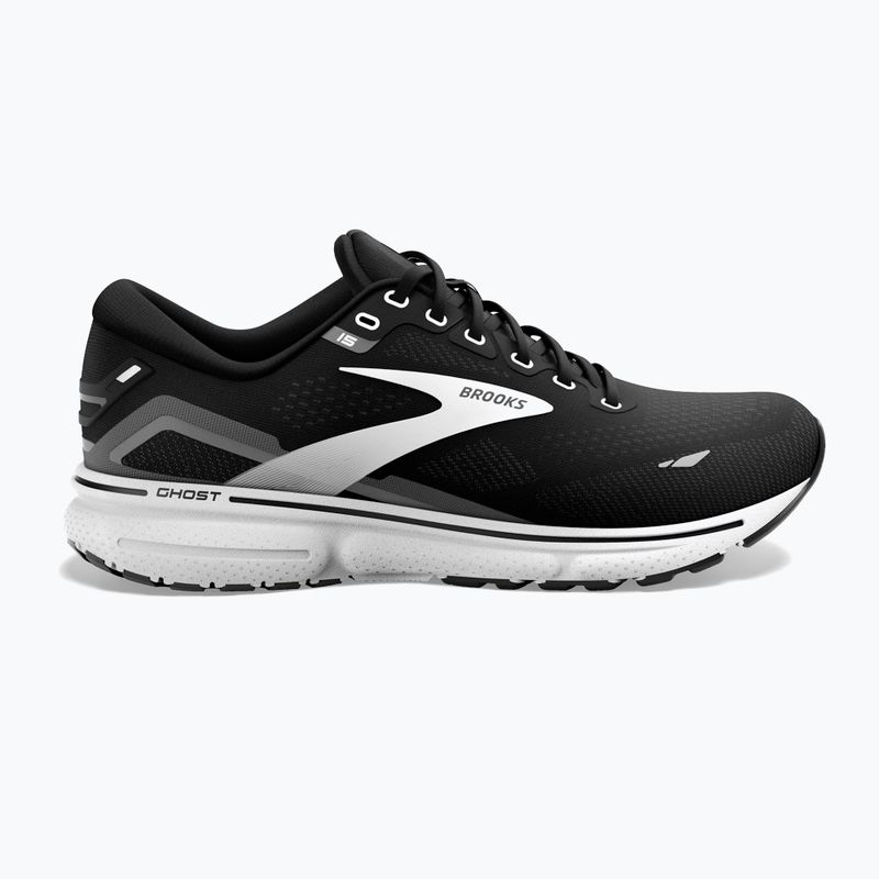 Brooks Ghost 15 scarpe da corsa da uomo nero/perla annerita/bianco 11