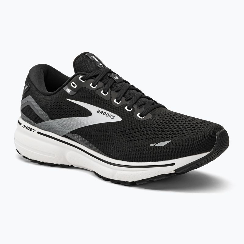 Brooks Ghost 15 scarpe da corsa da uomo nero/perla annerita/bianco