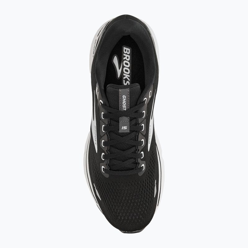 Brooks Ghost 15 scarpe da corsa da uomo nero/perla annerita/bianco 6