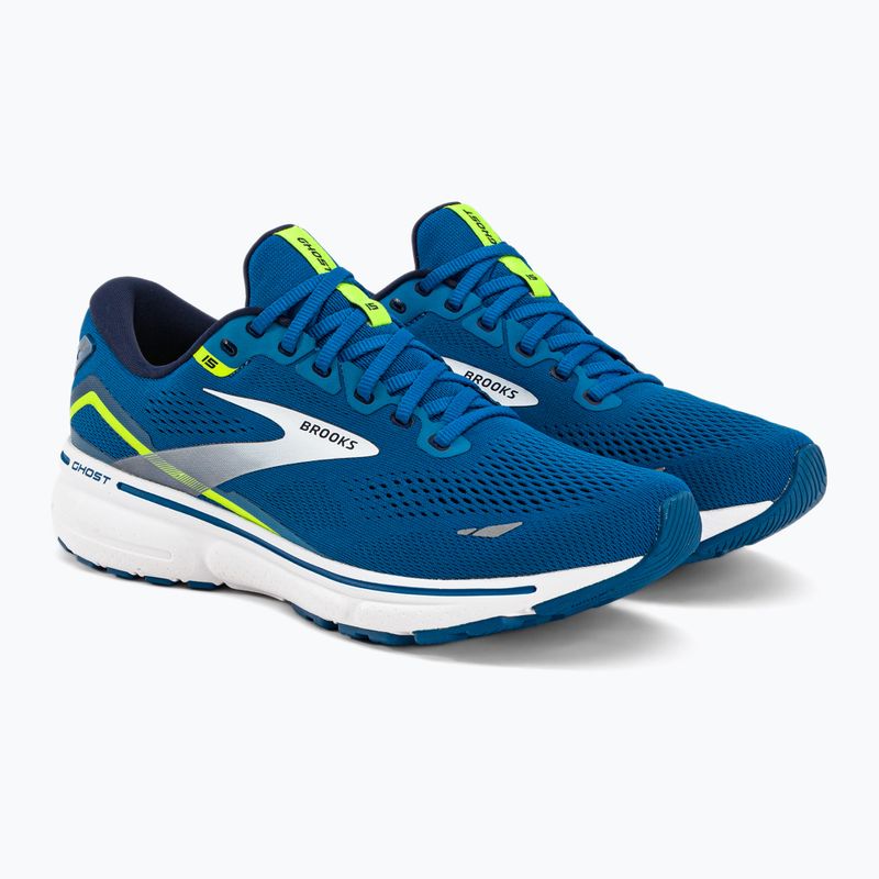 Brooks Ghost 15 scarpe da corsa da uomo blu/notte/bianco 4
