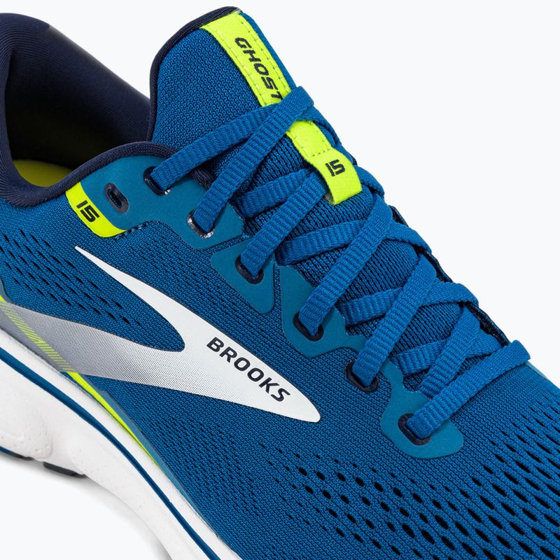 Brooks Ghost 15 scarpe da corsa da uomo blu/notte/bianco 8