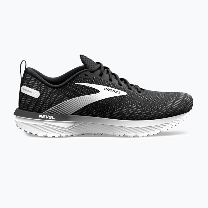 Brooks Revel 6 scarpe da corsa da uomo nero/perla annerita/bianco 11