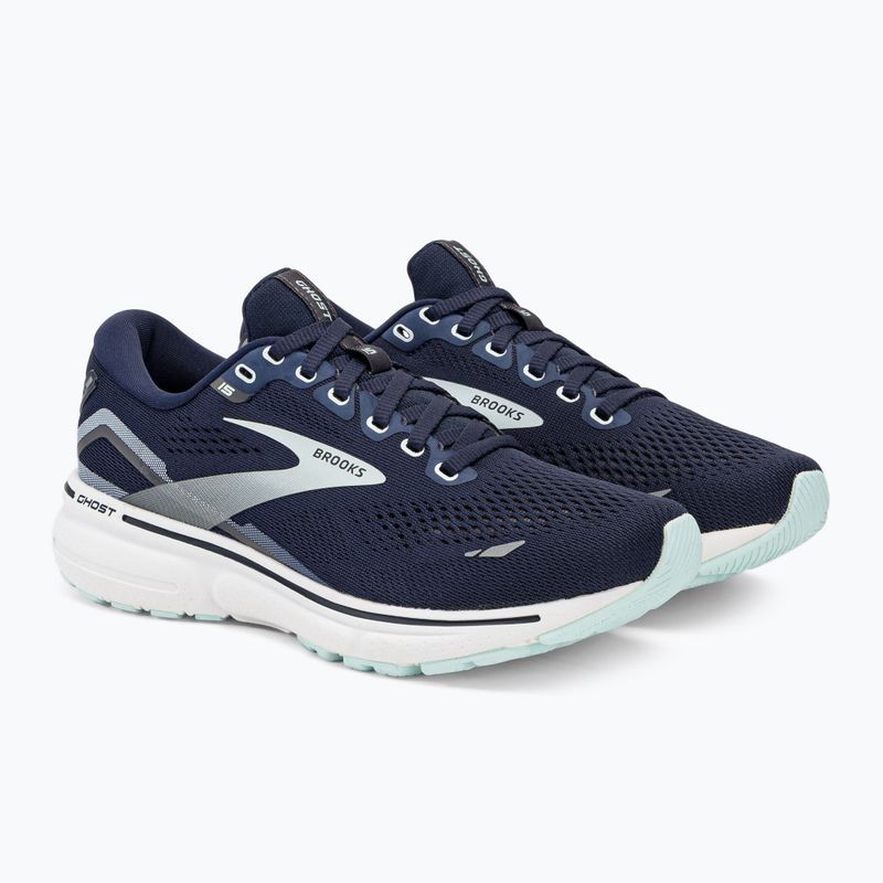 Brooks Ghost 15 scarpe da corsa da donna peacoat/pearl/salt air 4