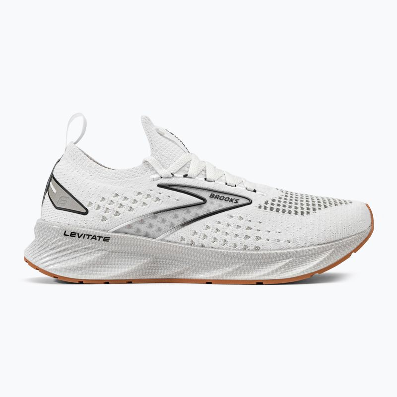 Brooks Levitate StealthFit 6 scarpe da corsa da donna bianco/marrone 4