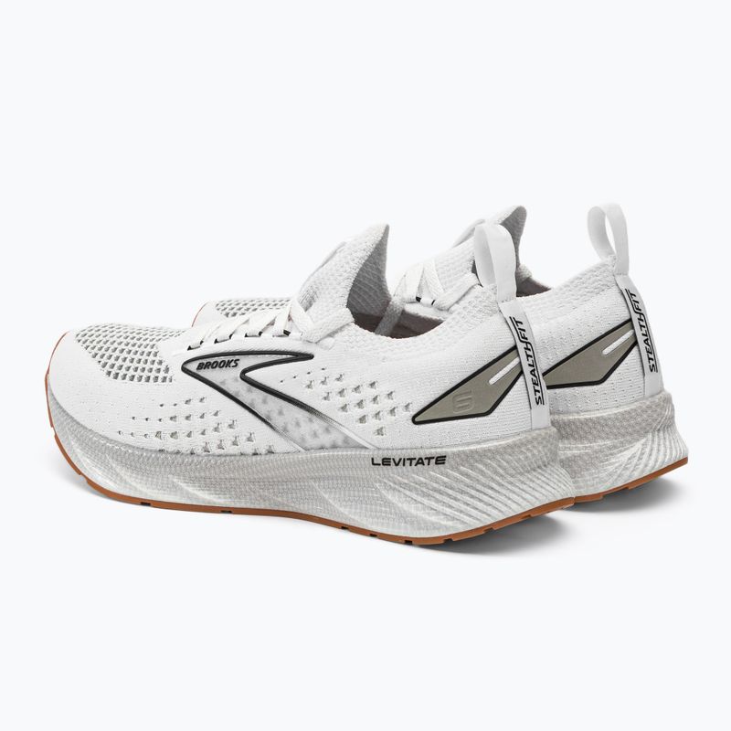 Brooks Levitate StealthFit 6 scarpe da corsa da donna bianco/marrone 5