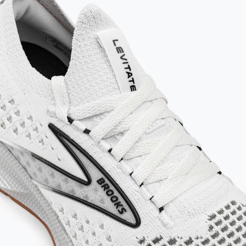 Brooks Levitate StealthFit 6 scarpe da corsa da donna bianco/marrone 10
